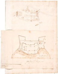 Plan présumé du fort de Ville-Marie