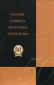Dépliant présentant le livre Ils ont bâti le Québec. 50e anniversaire de l’ACRGTQ 1944-1994.