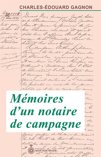 Mémoires d'un notaire de campagne