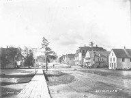 Le boulevard Broadway à Grand-Sault au nord-ouest du Nouveau-Brunswick