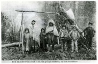 Aux glaces polaires. Indiens de la tribu des Esclaves, rivière aux Foins