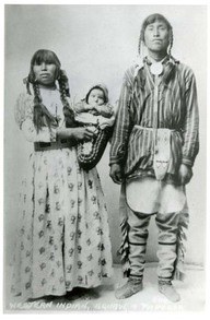 Western Indian, Squaw and Papoose
