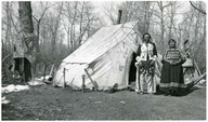 Emile Lameman and wife. Émile Lameman et sa femme