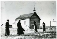 Blackfoot reserve, northern camp
Chapelle au camp du nord. Réserve des Pieds-Noirs