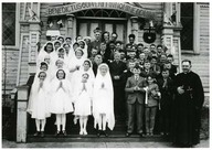 Confirmation Father Jean Maurice Panhaleux and Msgr. Francis P. Carroll