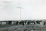 Centennial cross. Croix du centenaire de la mission