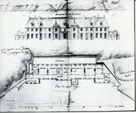 Plans et élévations du château Saint-Louis dans la ville de Québec