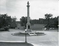 Le monument Wolfe sur les plaines d'Abraham