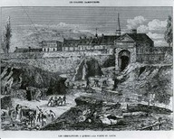 Démolition de la porte Saint-Louis