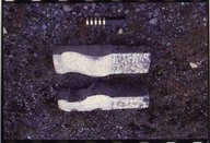 Fragments de moulures décoratives