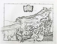 Carte des frontières françoises et anglaises dans le Canada depuis Montréal jusques au Fort du Quesne