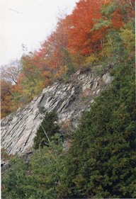 Falaise donnant sur les Plaines d'Abraham