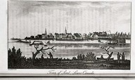 The town of Sorel, Lower Canada.