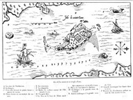 Carte de l'Isle de Sainte Croix
