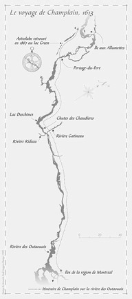 Le voyage de Champlain, 1613
