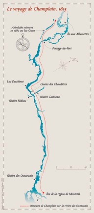 Le voyage de Champlain, 1613