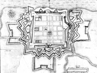 Projet d'adaptation des fortifications de Robert de Chinon à un siècle d'intervalle. 