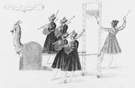 'Musique de l'Amérique' 
Au delà de la fantaisie, domaine d'une surréalité chorégraphique sans la moindre attache ethnologique. 