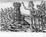 in Théodore de Bry. Les Grands Voyages.