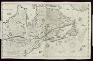 Carte de la Nouvelle France, augmentée depuis la dernière, servant à la navigation faicte en son vrai méridien, par le Sr de Champlain, 1632. 