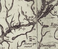 Carte de la Nouvelle France, augmentée depuis la dernière, servant à la navigation faicte en son vrai méridien, par le Sr de Champlain, 1632. 