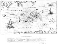 L'Isle de Sainte Croix 
In Champlain, Les Voyages. 1613