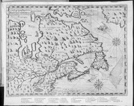 Carte geographique de la Nouelle Franse en son vraymoridia
In Champlain, Les Voyages. 1613