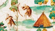 [Carte du Golfe du Mexique et de l'Amérique du Nord]
In Boke of Idrography de Jean Rotz, 1542