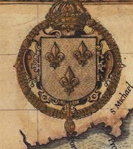 Floridae Americae provinciae recens exactissima descriptio [Carte de la Floride]
In Brevis narratio eorum quoe in Florida Americae provicia de Jacques Le moyne de Morgues, édité par Théodore de Bry, Francfort-sur-le-Main, Johann Wechel, 1591. 
