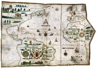Carte de l'océan Atlantique