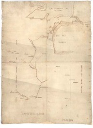 Carte du Mississippi et du lac Michigan