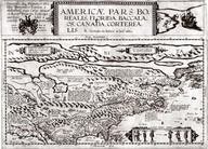 Americae pars borealis, Florida, Baccalaos, Canada, Corterealis.