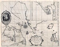 The Platt of Sayling for the Discoverye of a Passage into the South Sea
In The Strange and Dangerous Voyage Captaine Thomas James de Thomas James, Londres, John Legatt pour John Partridge, 1633