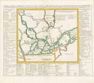 Carte particulière du fleuve St Louis dressee sur les lieux avec les noms des Sauvages du Païs