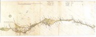 Carte du cours du fleuve de S. Laurent depuis Québec jusqu'au lac Ontario