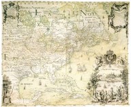 Carte de la Nouvele France ou est compris la Nouvelle Angleterre, Nouvelle Yorc, Nouvelle Albanie, Nouvelle Suede, la Pensilvanie, la Virginie, la Floride, &c. 