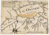 Le Lac Ontario avec les lieux circonvoisins & particulierement les cinq nations iroquoises