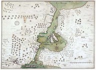 Carte des environs du fort Détroit [Carte du détroit et du lac Sainte-Claire]