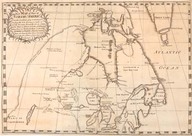 New Map of Part of America [Carte d'un métis canadien dessinée dans une taverne de Londres]