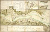 Plan du cours de la riviere du dauphin et du fort du Port Royal y scitué avec la banlieuë dud[it] fort à la Cadie en la Nou[ve]lle-France
