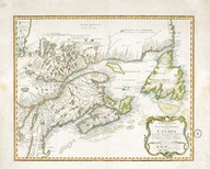 Partie orientale de la Nouvelle-France ou du Canada par Jacques Bellin, Nuremberg, Les héritiers d'Homan