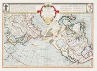 Carte des nouvelles découvertes au nord de la Mer du Sud, tant à l'est de la Sibérie et du Kamtchaka qu'à l'ouest de la Nouvelle France