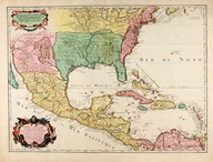 Carte du Mexique et de la Floride