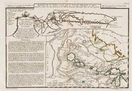 Carte physique des terreins les plus élevés de la partie occidentale du Canada