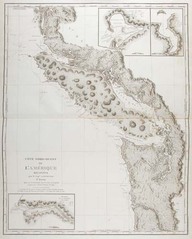 Côte Nord-Ouest de l’Amérique 
In Voyage de découvertes, à l'océan Pacifique du nord, et autour du monde de George Vancouver, Paris, Imprimerie de la République, 1800