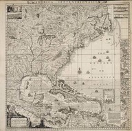 A Map of the British Empire in America with the French and Spanish Settlements Adjacent thereto, par Henry Popple, Londres, S. Harding and W.H. Toms, 1733