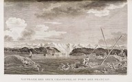 Naufrage de deux chaloupes au Port de Français
In Jean-François de Galaup, comte de Lapérouse, Paris, Imprimerie de la République, 1797