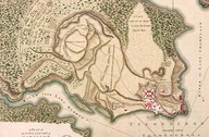 A Plan of the Town and Fort of Carillon at Ticonderoga, par Thomas Jefferys, Londres, 1758
