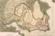 A Plan of the Town and Fort of Carillon at Ticonderoga, par Thomas Jefferys, Londres, 1758