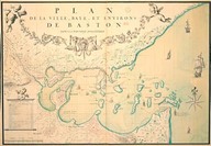 Plan de la ville, baye et environ de Baston, dans la Nouvelle Angleterre